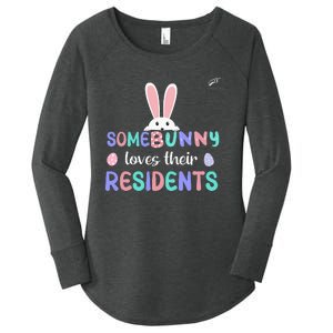 Folsom Care Center Easter Bunny Nursing Home Women's Perfect Tri Tunic Long Sleeve Shirt