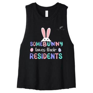 Folsom Care Center Easter Bunny Nursing Home Women's Racerback Cropped Tank