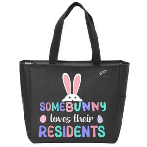 Folsom Care Center Easter Bunny Nursing Home Zip Tote Bag