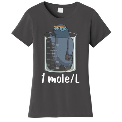 Funny Chemistry Chemist Student Science Teacher Moles Women Women's T-Shirt