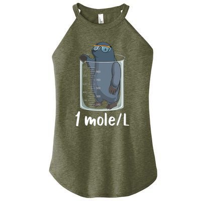 Funny Chemistry Chemist Student Science Teacher Moles Women Women’s Perfect Tri Rocker Tank