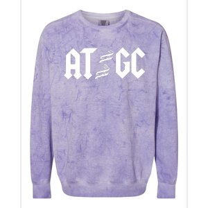 Funny Chemistry Chemist Biology AT GC DNA Colorblast Crewneck Sweatshirt