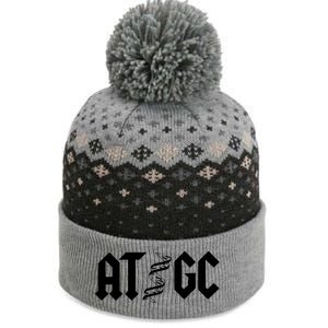 Funny Chemistry Chemist Biology AT GC DNA The Baniff Cuffed Pom Beanie