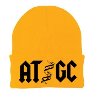 Funny Chemistry Chemist Biology AT GC DNA Knit Cap Winter Beanie