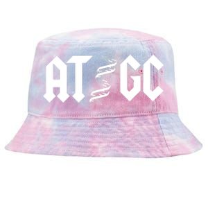 Funny Chemistry Chemist Biology AT GC DNA Tie-Dyed Bucket Hat