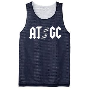 Funny Chemistry Chemist Biology AT GC DNA Mesh Reversible Basketball Jersey Tank