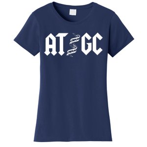 Funny Chemistry Chemist Biology AT GC DNA Women's T-Shirt