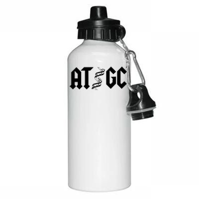 Funny Chemistry Chemist Biology AT GC DNA Aluminum Water Bottle 