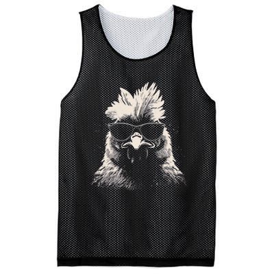 Funny Chicken cool Graffiti Urban art street Mesh Reversible Basketball Jersey Tank