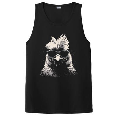 Funny Chicken cool Graffiti Urban art street PosiCharge Competitor Tank