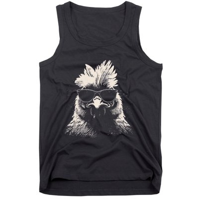 Funny Chicken cool Graffiti Urban art street Tank Top