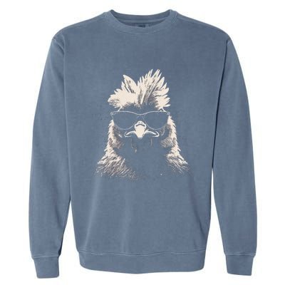 Funny Chicken cool Graffiti Urban art street Garment-Dyed Sweatshirt