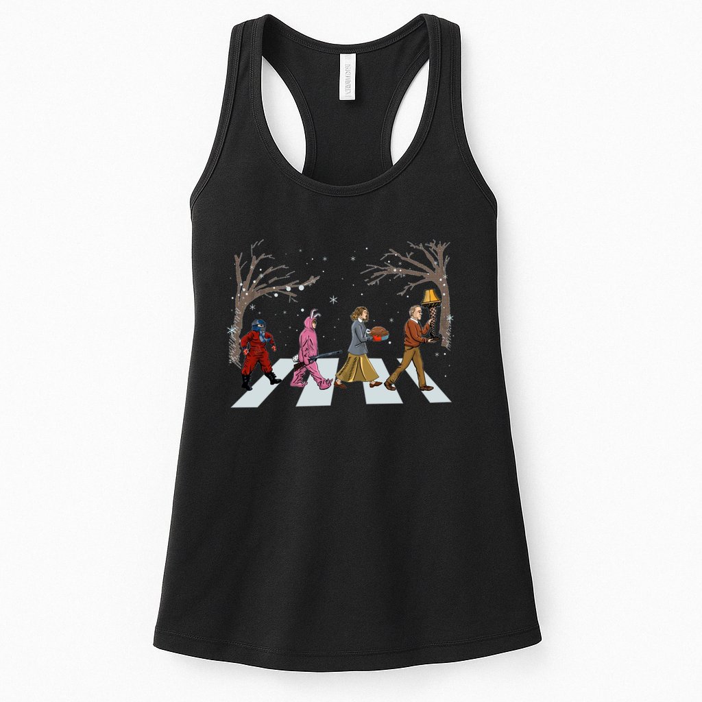 Funny Classic Christmas Story Road Womens Tank Top