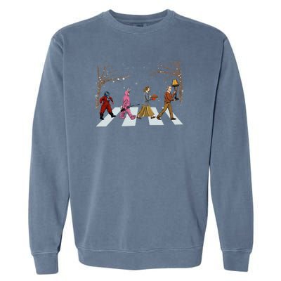 Funny Classic Christmas Story Road Garment-Dyed Sweatshirt