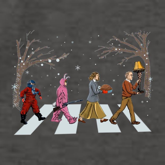 Funny Classic Christmas Story Road Vector Backpack