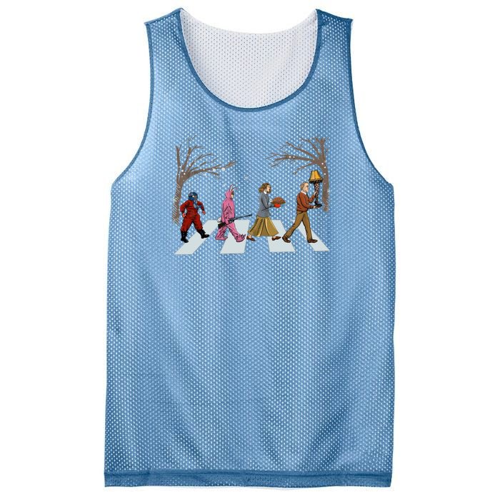 Funny Classic Christmas Story Road Mesh Reversible Basketball Jersey Tank