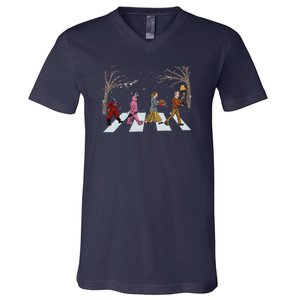 Funny Classic Christmas Story Road V-Neck T-Shirt