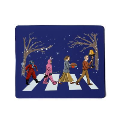 Funny Classic Christmas Story Road Mousepad