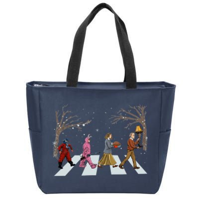 Funny Classic Christmas Story Road Zip Tote Bag