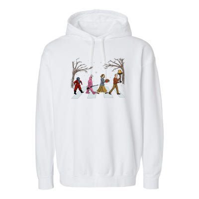 Funny Classic Christmas Story Road Garment-Dyed Fleece Hoodie