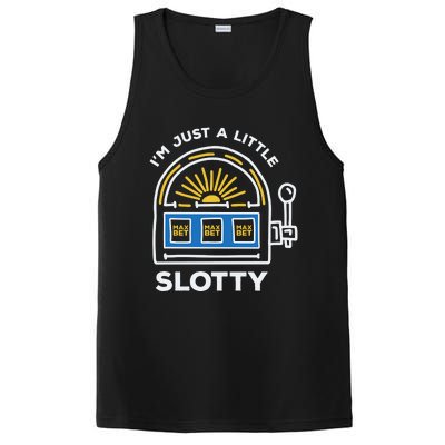 Funny Casino Cool Gift Im Just A Little Bit Slotty Gift PosiCharge Competitor Tank