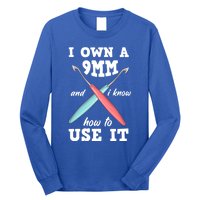 Funny Crocheting Crochet Gift Long Sleeve Shirt