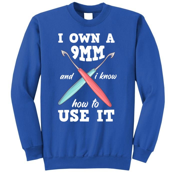 Funny Crocheting Crochet Gift Sweatshirt