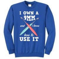 Funny Crocheting Crochet Gift Tall Sweatshirt