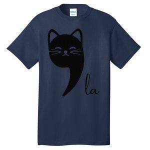 Funny Cat Comma La Kamala Harris For President 2024 Election Gift Tall T-Shirt