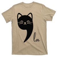 Funny Cat Comma La Kamala Harris For President 2024 Election Gift T-Shirt