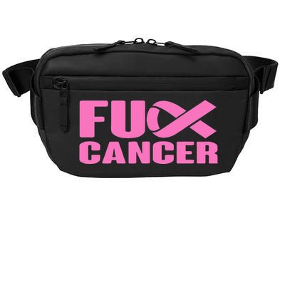 F ck Cancer Pink Ribbon Breast Cancer Awareness  Gifts Crossbody Pack