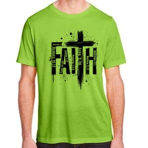 Faith Cross Christ Religious Inspirational Apparel Adult ChromaSoft Performance T-Shirt