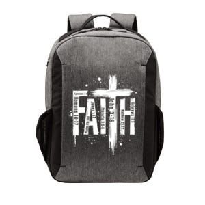 Faith Cross Christ Religious Inspirational Apparel Vector Backpack