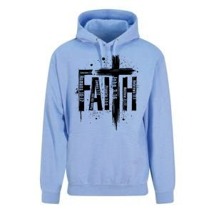 Faith Cross Christ Religious Inspirational Apparel Unisex Surf Hoodie