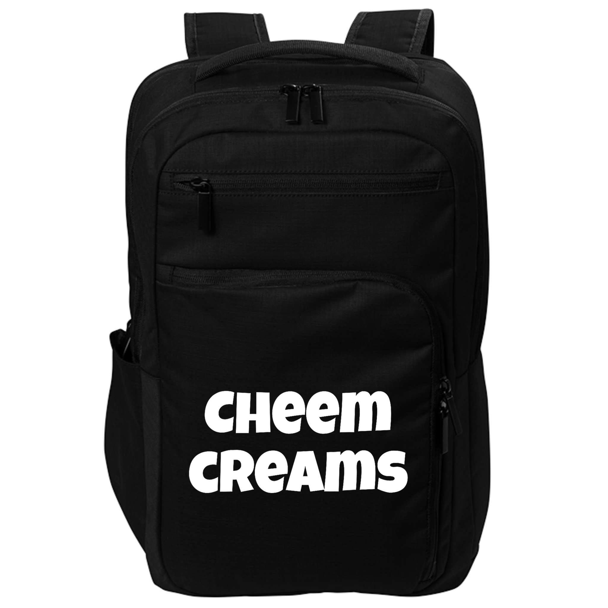 Funny Cheem Creams Novelty Gag Fun Social Media Humor Impact Tech Backpack