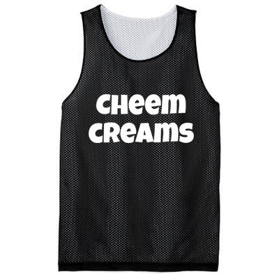 Funny Cheem Creams Novelty Gag Fun Social Media Humor Mesh Reversible Basketball Jersey Tank