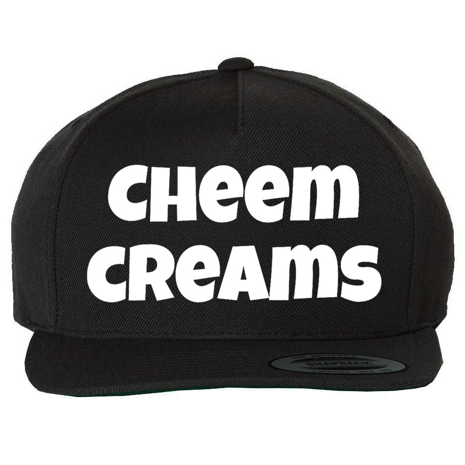 Funny Cheem Creams Novelty Gag Fun Social Media Humor Wool Snapback Cap