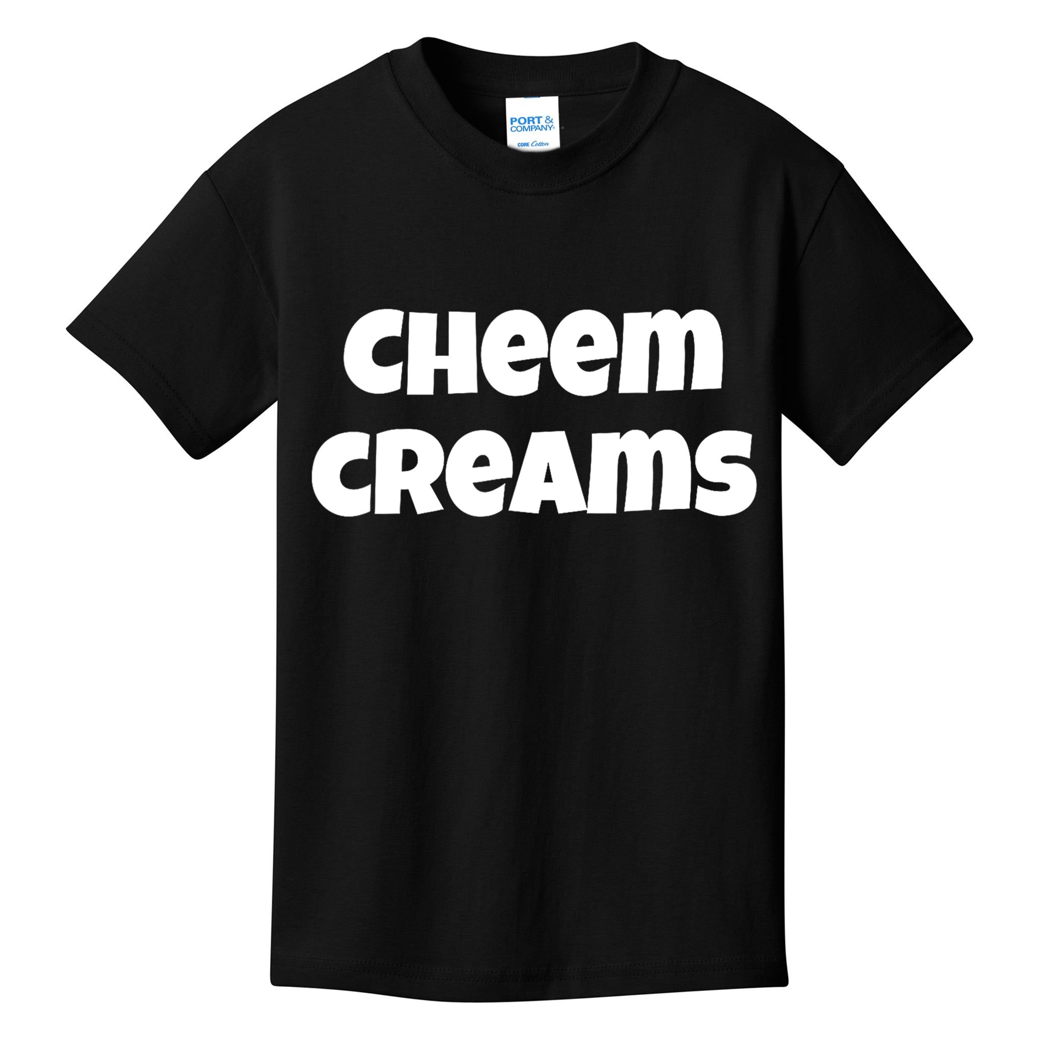 Funny Cheem Creams Novelty Gag Fun Social Media Humor Kids T-Shirt