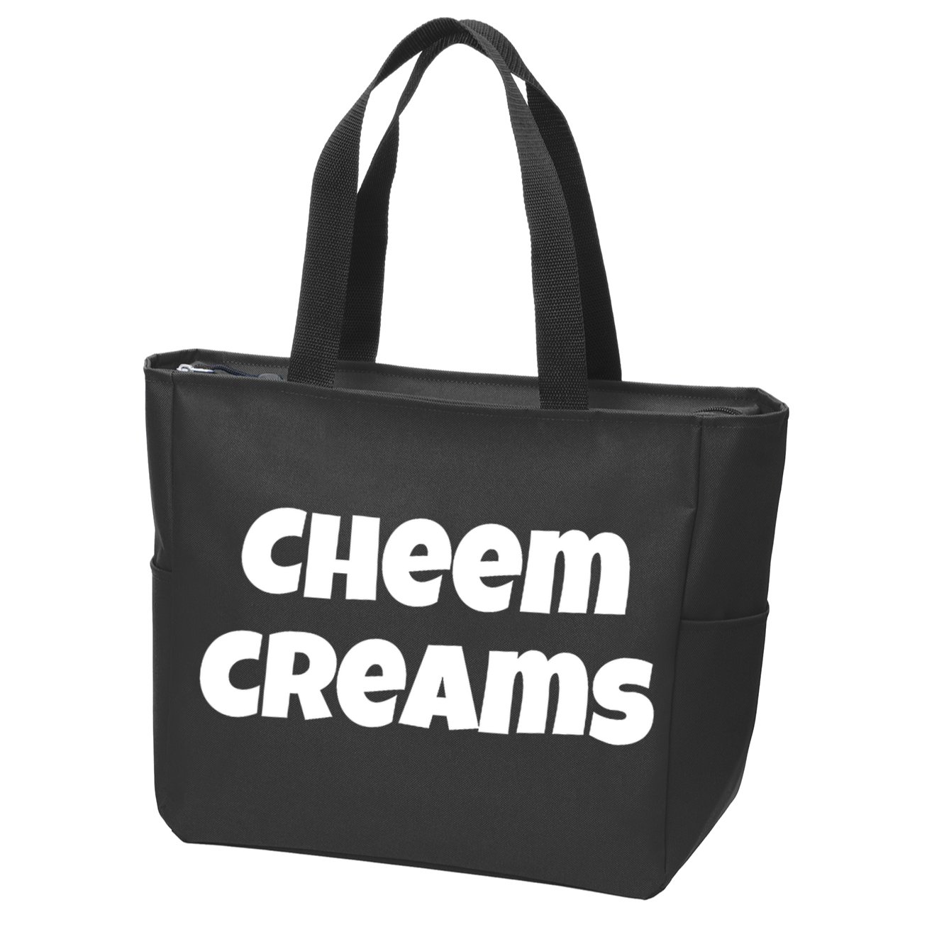 Funny Cheem Creams Novelty Gag Fun Social Media Humor Zip Tote Bag