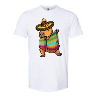 Funny Capybara Cinco De Mayo Rodent Dab Mexican Gift Softstyle CVC T-Shirt