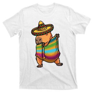 Funny Capybara Cinco De Mayo Rodent Dab Mexican Gift T-Shirt