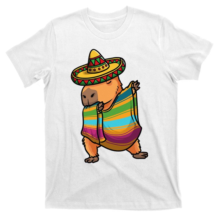 Funny Capybara Cinco De Mayo Rodent Dab Mexican Gift T-Shirt