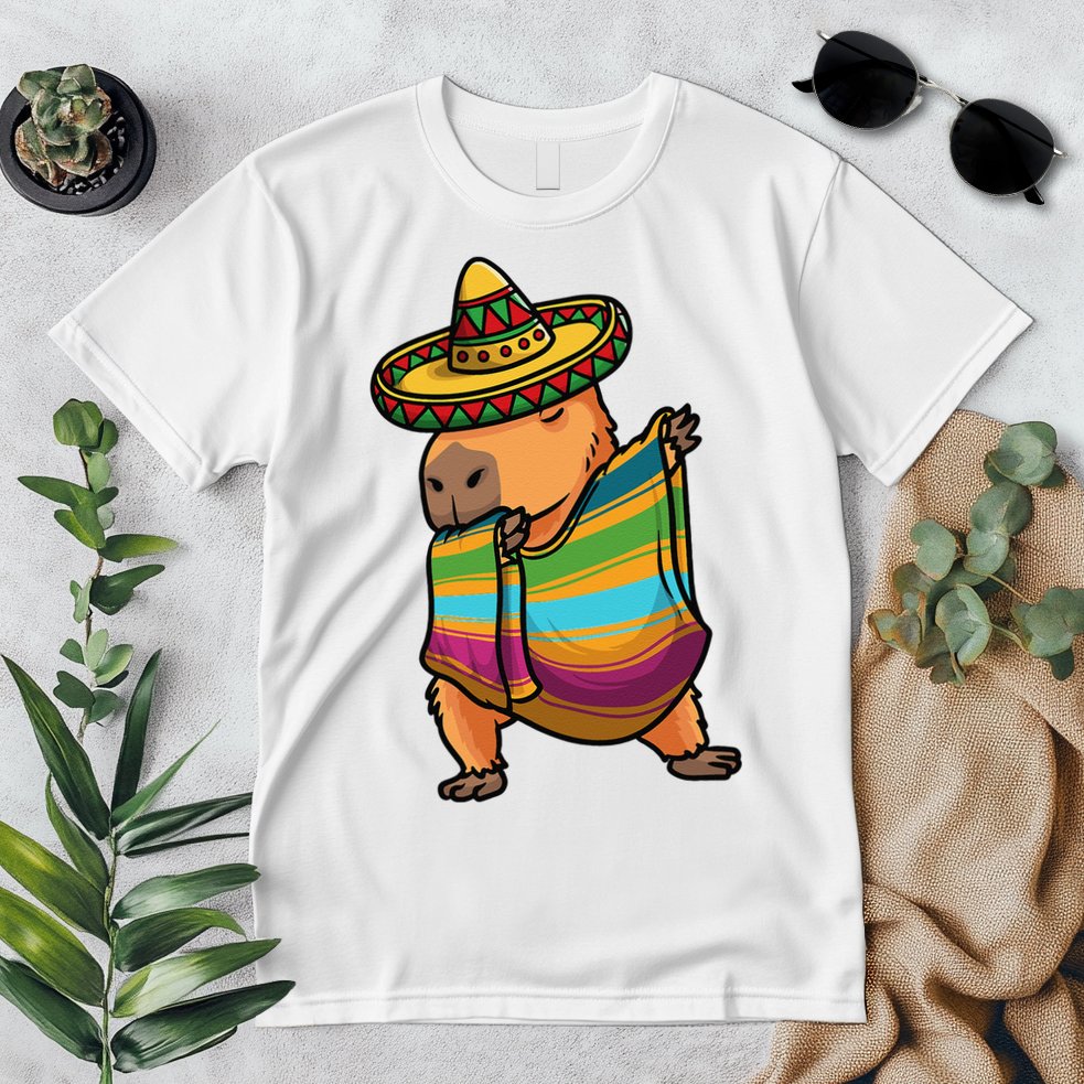 Funny Capybara Cinco De Mayo Rodent Dab Mexican Gift Premium T-Shirt