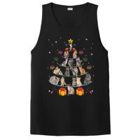 Funny Cats Christmas Tree Meowy Xmas Cats Tree Lights Gift PosiCharge Competitor Tank