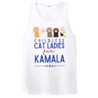 Funny Childless Cat Ladies For Kamala Harris 2024 President PosiCharge Competitor Tank