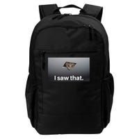 Funny Ceiling Cat I Saw That Judging Cat Watching You Meme Backpack