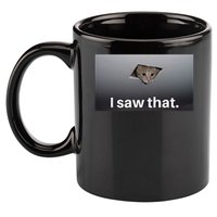Funny Ceiling Cat I Saw That Judging Cat Watching You Meme 11oz C Handle Ceramic Mug