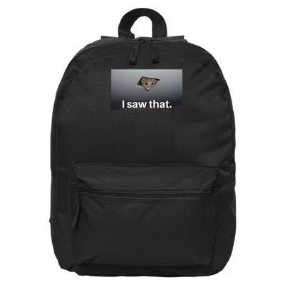 Funny Ceiling Cat I Saw That Judging Cat Watching You Meme 16 in Basic Backpack