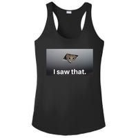 Funny Ceiling Cat I Saw That Judging Cat Watching You Meme Ladies PosiCharge Competitor Racerback Tank