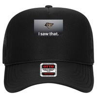 Funny Ceiling Cat I Saw That Judging Cat Watching You Meme Trucker Hat